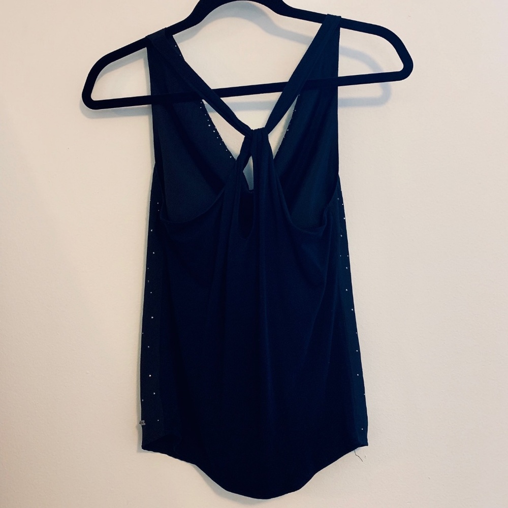 Guess Black Rhinestone Tank Top - Picture 4 of 5